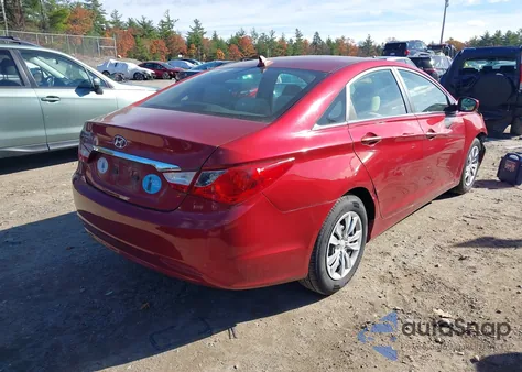2011 Hyundai Sonata Gls из США, поврежденный, VIN 5NPEB4AC5BH080417